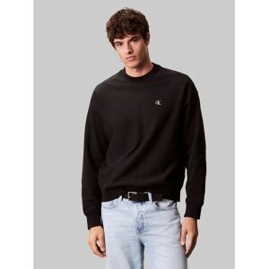 Calvin Klein Terry Cotton Blend Crew Neck Sweatshirt - Sweatshirt Calvin Klein Terry Cotton Blend Crew Neck Sweatshirt - Sweatshirt