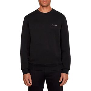Calvin Klein Micro Logo Bomullsblanding Genser - Casual - Svart Calvin Klein Micro Logo Bomullsblanding Genser - Casual - Svart