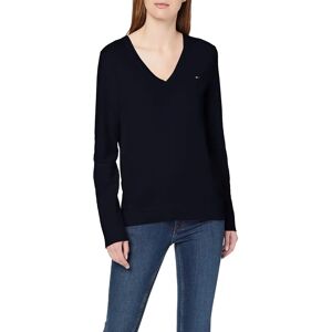 Tommy Hilfiger Heritage V-Neck Jumper (WW0WW25294) - midnight Tommy Hilfiger Heritage V-Neck Jumper (WW0WW25294) - midnight
