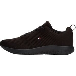 Tommy Hilfiger FM0FM02838 Black Knit Sneakers - Sneakers Tommy Hilfiger FM0FM02838 Black Knit Sneakers - Sneakers