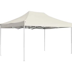 VidaXL Garden Furniture Set - Foldable Party Tent - Aluminum - Cream - Garden Furniture Set VidaXL Garden Furniture Set - Foldable Party Tent - Aluminum - Cream - Garden Furniture Set
