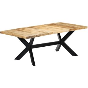 vidaXL 247427 Mesa de comedor de madera de mango moderna - Mesa de comedor vidaXL 247427 Mesa de comedor de madera de mango moderna - Mesa de comedor