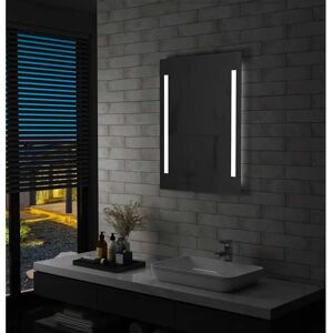 vidaXL Miroir de Salle de Bains à LED 60x80 cm - Miroir mural vidaXL Miroir de Salle de Bains à LED 60x80 cm - Miroir mural