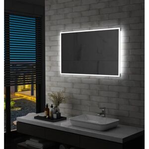 vidaXL Miroir mural de salle de bain avec LED - 100x60 cm - Miroir mural pour salle de bain avec LED - Publicité vidaXL Miroir mural de salle de bain avec LED - 100x60 cm - Miroir mural pour salle de bain avec LED - Publicité