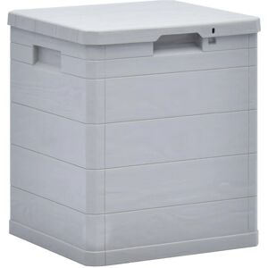 vidaXL Garden Storage Box 90L Light Grey - Garden Storage Box vidaXL Garden Storage Box 90L Light Grey - Garden Storage Box