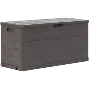 vidaXL Garden Storage Box 280L Brown - Storage Box vidaXL Garden Storage Box 280L Brown - Storage Box