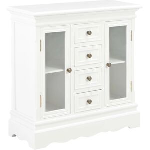 vidaXL 280027 Credenza in pino bianco - Credenza vidaXL 280027 Credenza in pino bianco - Credenza