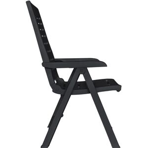 vidaXL 985573 Outdoor Furniture Set - Anthracite Plastic 8 Seats vidaXL 985573 Outdoor Furniture Set - Anthracite Plastic 8 Seats