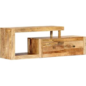 Vidaxl Mango Wood TV Stand - 120x30x40cm - No Assembly Vidaxl Mango Wood TV Stand - 120x30x40cm - No Assembly