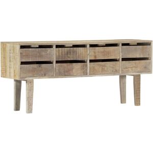 vidaXL Mangoholz Sideboard - 8 Schubladen - 140x30x60cm - Braun - Kommode vidaXL Mangoholz Sideboard - 8 Schubladen - 140x30x60cm - Braun - Kommode