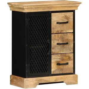 vidaXL Sideboard - Vintage-Stil Massives Mangoholz - 60x30x75 cm vidaXL Sideboard - Vintage-Stil Massives Mangoholz - 60x30x75 cm