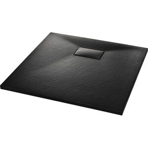 vidaXL Bañera de ducha - 90x90 cm - Negro vidaXL Bañera de ducha - 90x90 cm - Negro