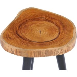 vidaXL Teakholz Couchtisch - Rustikal Handgefertigt 40x45cm Braun vidaXL Teakholz Couchtisch - Rustikal Handgefertigt 40x45cm Braun