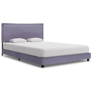VidaXL 280988 Cadru de pat din textil gri deschis - Pat VidaXL 280988 Cadru de pat din textil gri deschis - Pat