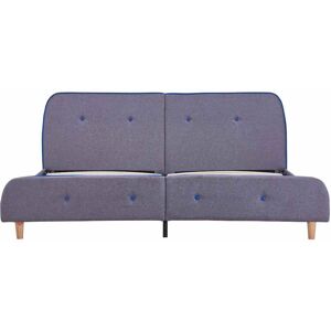 vidaXL Bed Frame Light Grey Fabric 160x200cm - Bed Frame vidaXL Bed Frame Light Grey Fabric 160x200cm - Bed Frame