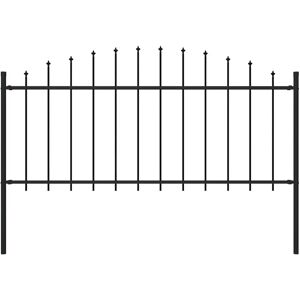 vidaXL Garden Fence Steel 1.7m Height 50-75cm - Garden Fence vidaXL Garden Fence Steel 1.7m Height 50-75cm - Garden Fence