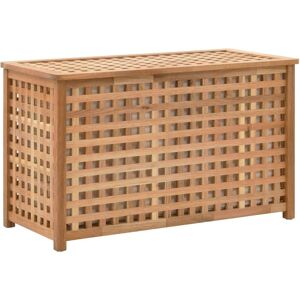 vidaXL Wäschetruhe 77,5×37,5×46,5 cm Massives Walnussholz Braun - Wäschetruhe vidaXL Wäschetruhe 77,5×37,5×46,5 cm Massives Walnussholz Braun - Wäschetruhe
