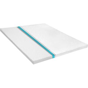 Matelas en Mousse VidaXL Double 140x200cm, Blanc, Haute Densité Matelas en Mousse VidaXL Double 140x200cm, Blanc, Haute Densité