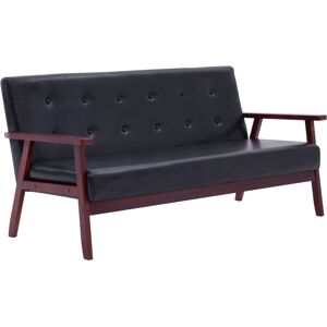 Nnevl 3-Sitzer Sofa Schwarz - Sofa Nnevl 3-Sitzer Sofa Schwarz - Sofa