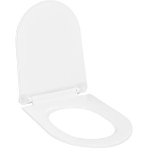 vidaXL Toilet Seat White - Soft-close, Quick-release, Standard Size vidaXL Toilet Seat White - Soft-close, Quick-release, Standard Size