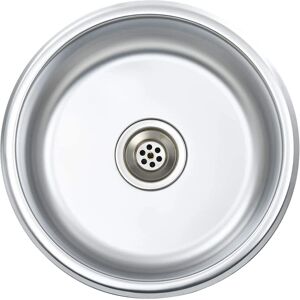 vidaXL Stainless Steel Kitchen Sink with Strainer - 42x16 cm vidaXL Stainless Steel Kitchen Sink with Strainer - 42x16 cm