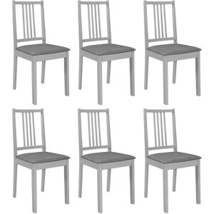vidaXL Model 276407 Grijze Houten Eetkamerstoel vidaXL Model 276407 Grijze Houten Eetkamerstoel