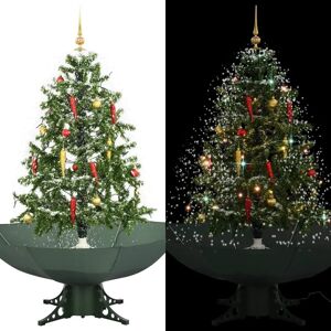 vidaXL Schneefall-Weihnachtsbaum mit Schirmfuß 140cm vidaXL Schneefall-Weihnachtsbaum mit Schirmfuß 140cm