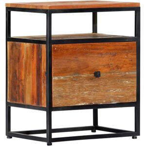 vidaXL Solid Reclaimed Wood Bedside Cabinet - 40x30x50cm - Storage Stand vidaXL Solid Reclaimed Wood Bedside Cabinet - 40x30x50cm - Storage Stand