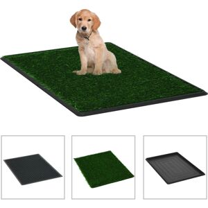 vidaXL Pet Toilet Set with Tray Artificial Grass Safe for Pets & Children vidaXL Pet Toilet Set with Tray Artificial Grass Safe for Pets & Children