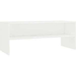 vidaXL 800045 White Engineered Wood TV Cabinet - TV Cabinet vidaXL 800045 White Engineered Wood TV Cabinet - TV Cabinet