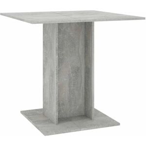 vidaXL Grey Concrete Dining Table 80x80x75cm - Dining Table vidaXL Grey Concrete Dining Table 80x80x75cm - Dining Table