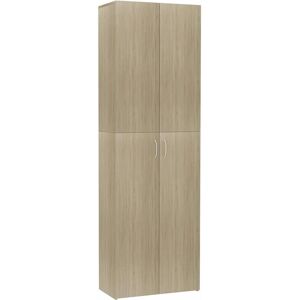 vidaXL Office Cabinet Sonoma Oak - Filing & Storage Organiser vidaXL Office Cabinet Sonoma Oak - Filing & Storage Organiser