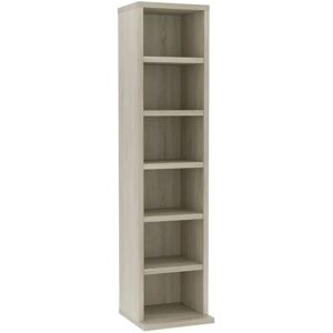 vidaXL Sonoma Oak CD Cabinet 21x20x88 cm - CD Storage Organizer vidaXL Sonoma Oak CD Cabinet 21x20x88 cm - CD Storage Organizer