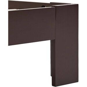 vidaXL Solid Pine Wood Bed Frame Dark Brown - Bed Frame vidaXL Solid Pine Wood Bed Frame Dark Brown - Bed Frame