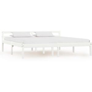 vidaXL 283189 Cadru de pat din pin alb 180x200cm - Cadru de pat vidaXL 283189 Cadru de pat din pin alb 180x200cm - Cadru de pat