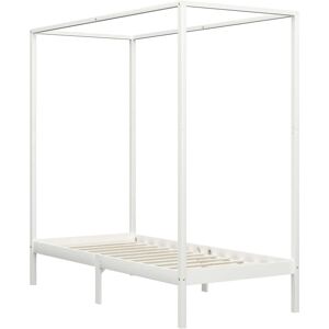 vidaXL 283262 White Canopy Bed Frame - Bed Frame vidaXL 283262 White Canopy Bed Frame - Bed Frame
