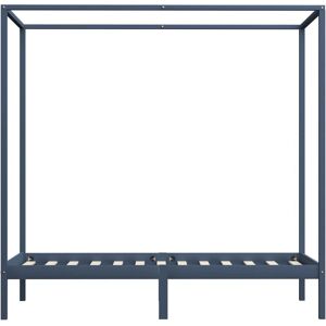 vidaXL Bed Frame - Pine Canopy Bed 90x200cm - Wooden Bedroom Furniture vidaXL Bed Frame - Pine Canopy Bed 90x200cm - Wooden Bedroom Furniture