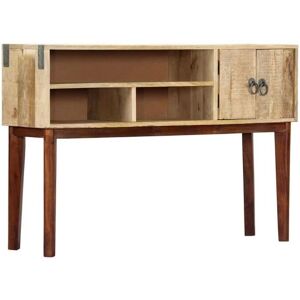vidaXL Solid Mango Wood Console Table - 115x30x76cm - Natural vidaXL Solid Mango Wood Console Table - 115x30x76cm - Natural