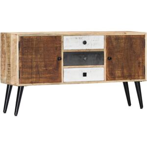 vidaXL Solid Mango Wood Sideboard - 118x30x62 cm - Sideboard vidaXL Solid Mango Wood Sideboard - 118x30x62 cm - Sideboard