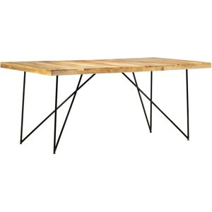 vidaXL Tavolo da pranzo in legno di mango massiccio 180x90x76 cm - Tavolo da pranzo vidaXL Tavolo da pranzo in legno di mango massiccio 180x90x76 cm - Tavolo da pranzo