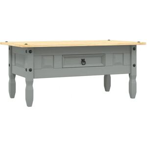 vidaXL Modello 282625 Tavolino da Caffè in Pino Mexicano - Rustico, Grigio, 100x55x44 cm vidaXL Modello 282625 Tavolino da Caffè in Pino Mexicano - Rustico, Grigio, 100x55x44 cm
