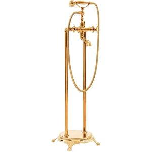 vidaXL Freestanding Bathtub Faucet Stainless Steel 99.5 cm Gold vidaXL Freestanding Bathtub Faucet Stainless Steel 99.5 cm Gold