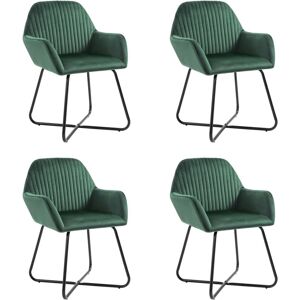 VidaXL 277007 Samt Esszimmerstuhl - Ergonomische Inneneinrichtung VidaXL 277007 Samt Esszimmerstuhl - Ergonomische Inneneinrichtung