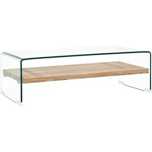 vidaXL 284743 Mesa de Café Vidrio Templado 98x45x31 cm vidaXL 284743 Mesa de Café Vidrio Templado 98x45x31 cm