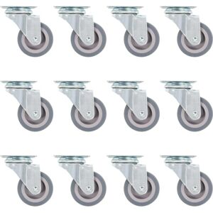 vidaXL 48 pièces Roulettes pivotantes - pour meubles et équipement - Publicité vidaXL 48 pièces Roulettes pivotantes - pour meubles et équipement - Publicité