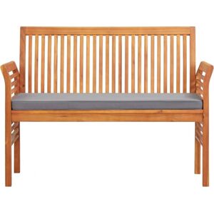 vidaXL Bancă de grădină 120cm Lemn de acacia masiv cu perne vidaXL Bancă de grădină 120cm Lemn de acacia masiv cu perne