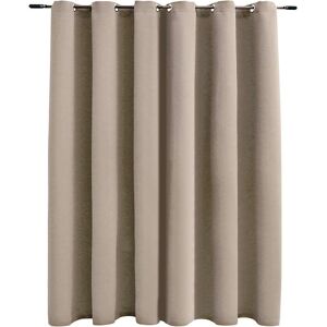 vidaXL Blackout Curtain Beige - Elegant Privacy Blockout vidaXL Blackout Curtain Beige - Elegant Privacy Blockout