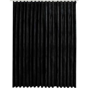 Rideau occultant vidaXL - Velours noir - 290x245 cm - Rideau - Publicité Rideau occultant vidaXL - Velours noir - 290x245 cm - Rideau - Publicité