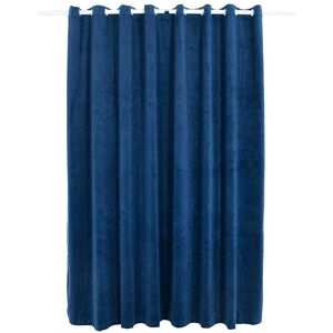 vidaXL Dark Blue Velvet Blackout Curtain - Window 290x245 cm vidaXL Dark Blue Velvet Blackout Curtain - Window 290x245 cm