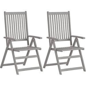 vidaXL 45938 - Folding Garden Chair - Rustic Style vidaXL 45938 - Folding Garden Chair - Rustic Style